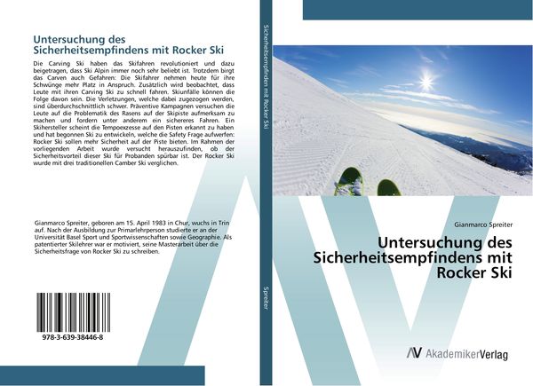 Produktbild: Untersuchung des Sicherheitsempfindens mit Rocker Ski