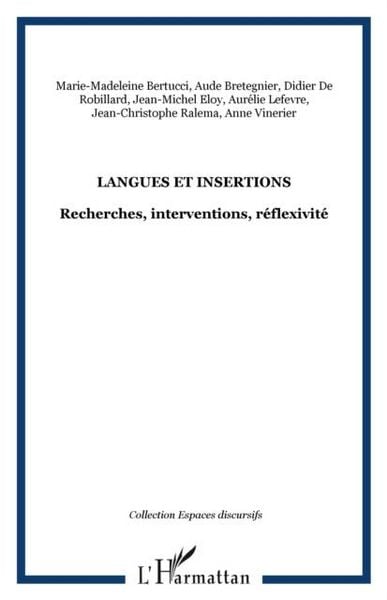 Produktbild: Langues et insertions