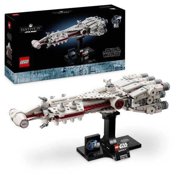 LEGO® Star Wars™ Tantive IV™ (75376); baubares Modell eines Sternenschiffs