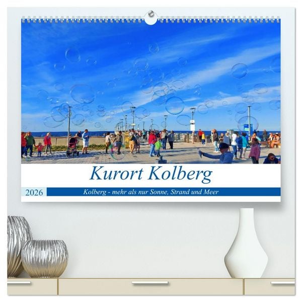 Produktbild: Kurort Kolberg (hochwertiger Premium Wandkalender 2026 DIN A2 quer), Kunstdruck in Hochglanz