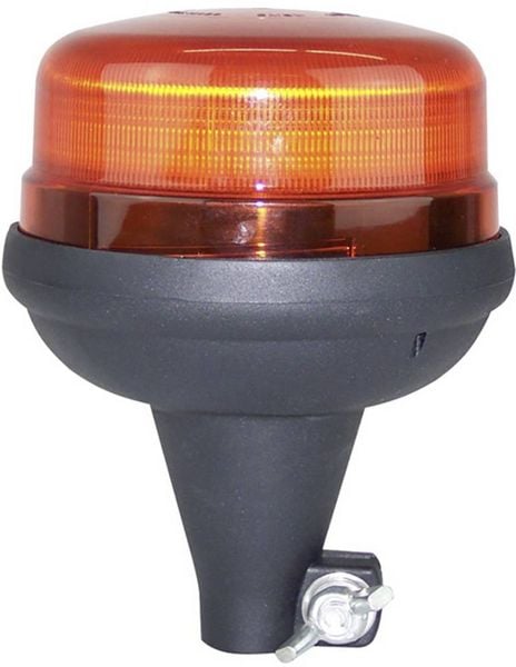 Produktbild: Berger & Schr&ouml;ter Rundumleuchte 20247 12 V, 24V &uuml;ber Bordnetz Normhalter Orange