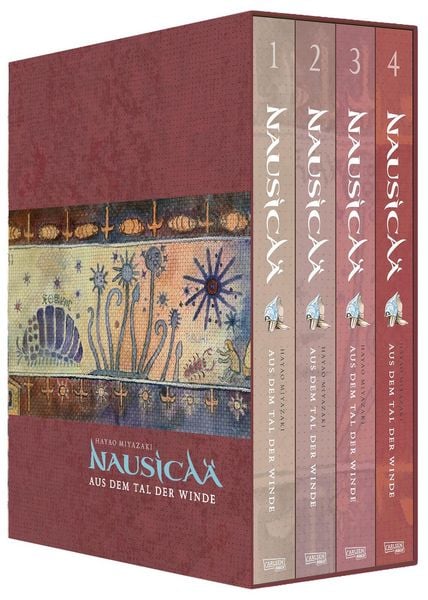 Produktbild: Nausica&auml; aus dem Tal der Winde, Doppelband-Edition B&auml;nde 1-4 im Schuber