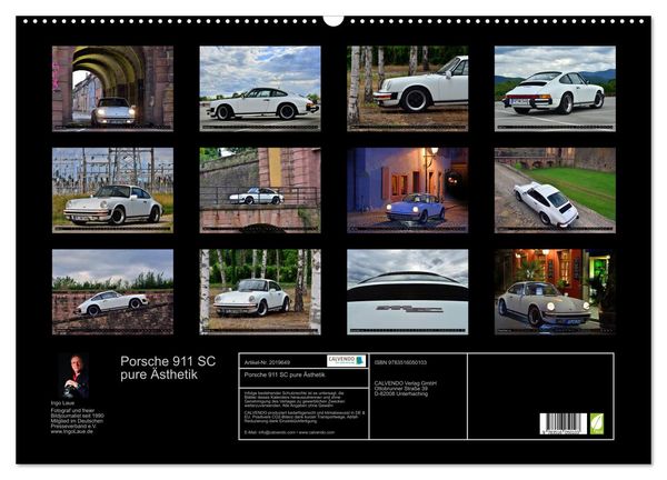 Produktbild: Porsche 911 SC pure &Auml;sthetik (Wandkalender 2026 DIN A2 quer), CALVENDO Monatskalender