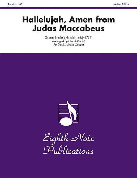 Produktbild: Handel, G: Hallelujah, Amen (from Judas Maccabeus)
