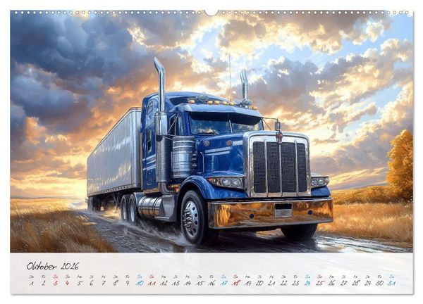 Produktbild: Giganten der Stra&szlig;e (Wandkalender 2026 DIN A2 quer), CALVENDO Monatskalender