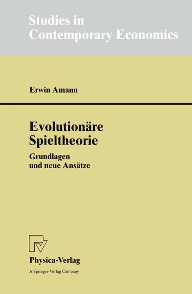 Produktbild: Evolution&auml;re Spieltheorie