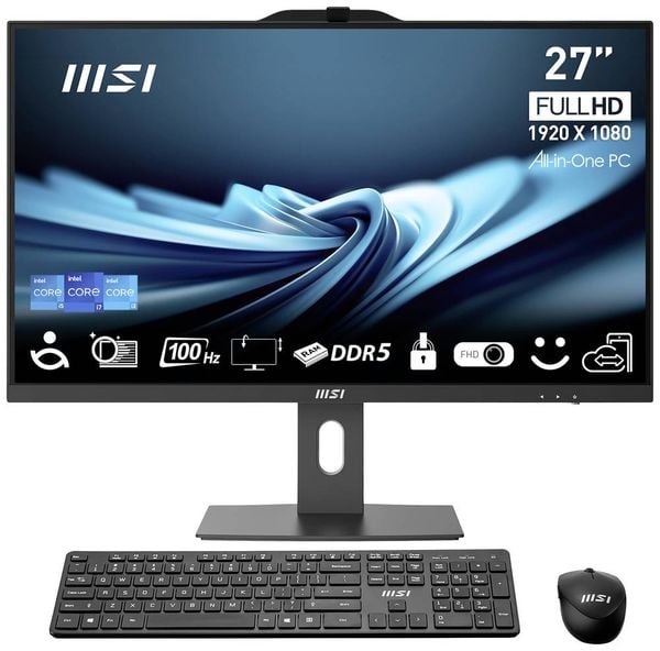 MSI All-in-One PC PRO AP272P 14M-605DE 68.6 cm (27 Zoll) Full HD Intel® Core™ i5 i5-14400 16 GB RAM 512 GB SSD Intel Int