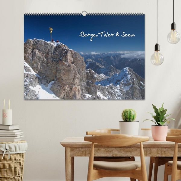 Produktbild: Berge, T&auml;ler & Seen (Wandkalender 2026 DIN A2 quer), CALVENDO Monatskalender