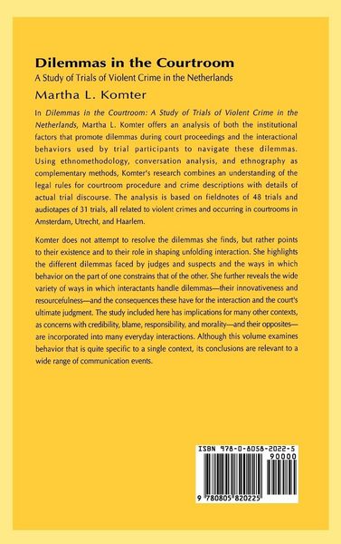 Produktbild: Dilemmas in the Courtroom