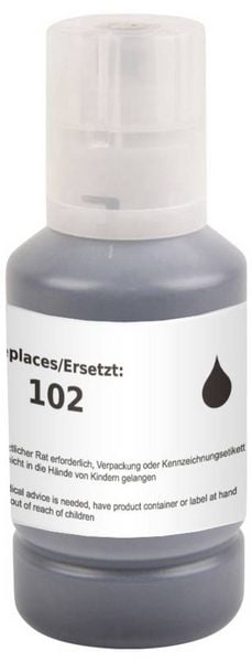 Renkforce Nachfülltinte ersetzt Epson Epson 102 Kompatibel Schwarz 127 ml RF-EINK102BK RF-6728542