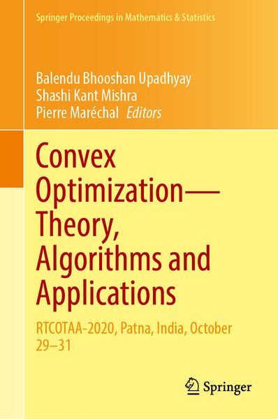 Produktbild: Convex Optimization&mdash;Theory, Algorithms and Applications