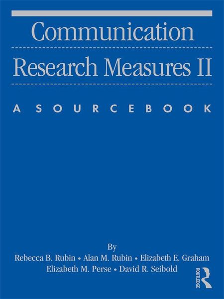 Produktbild: Communication Research Measures II