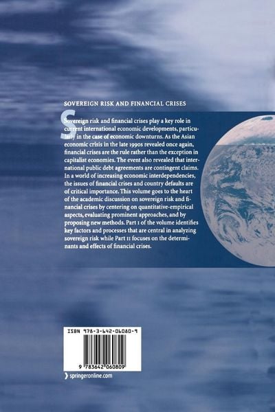 Produktbild: Sovereign Risk and Financial Crises