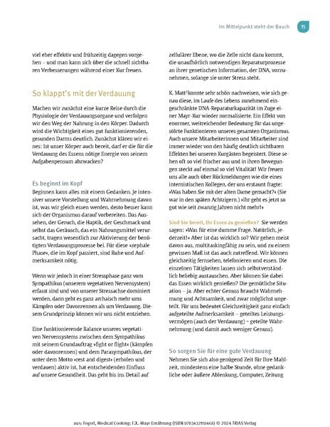 Produktbild: Medical Cooking: F.X. Mayr-Ernährung