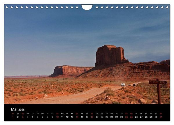 Produktbild: Aus dem wilden Westen (Wandkalender 2026 DIN A4 quer), CALVENDO Monatskalender