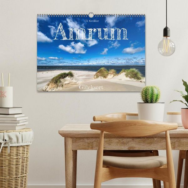 Produktbild: Amrum Gl&uuml;cksort (Wandkalender 2026 DIN A3 quer), CALVENDO Monatskalender