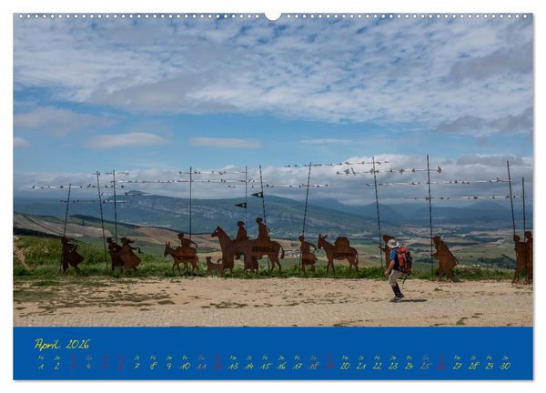 Produktbild: Camino 2026 (Wandkalender 2026 DIN A2 quer), CALVENDO Monatskalender