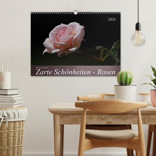 Produktbild: Zarte Sch&ouml;nheiten - Rosen (Wandkalender 2026 DIN A3 quer), CALVENDO Monatskalender
