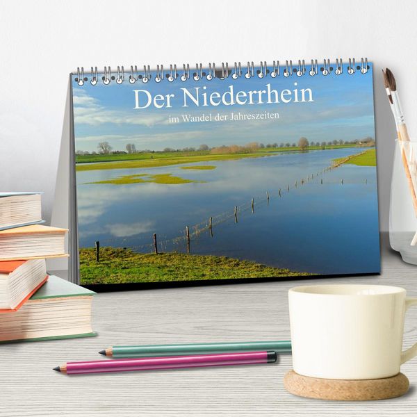 Produktbild: Der Niederrhein im Wandel der Jahreszeiten (Tischkalender 2026 DIN A5 quer), CALVENDO Monatskalender
