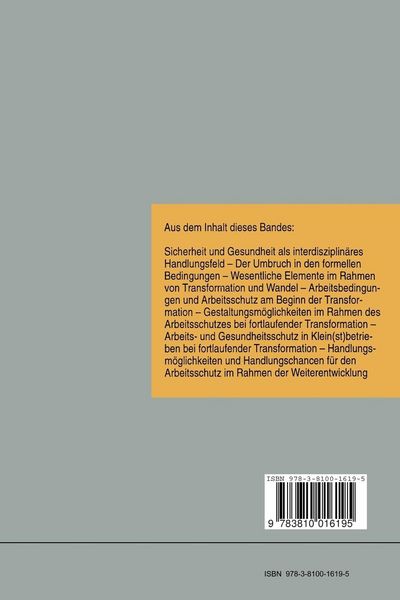 Produktbild: Sicherheit und Gesundheit im Betrieb