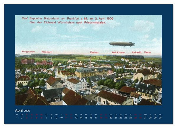 Produktbild: Historisches Frankfurt am Main von 1888 bis 1918 (Wandkalender 2026 DIN A3 quer), CALVENDO Monatskalender