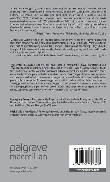 Produktbild: Order in Early Chinese Excavated Texts
