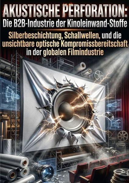 Produktbild: Akustische Perforation: Die B2B-Industrie der Kinoleinwand-Stoffe