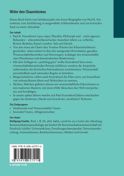 Produktbild: Wider den Chauvinismus