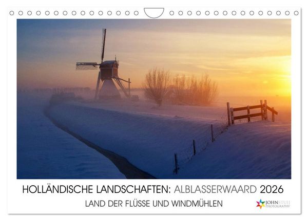 Produktbild: HOLL&Auml;NDISCHE LANDSCHAFTEN: ALBLASSERWAARD 2026 (Wandkalender 2026 DIN A4 quer), CALVENDO Monatskalender