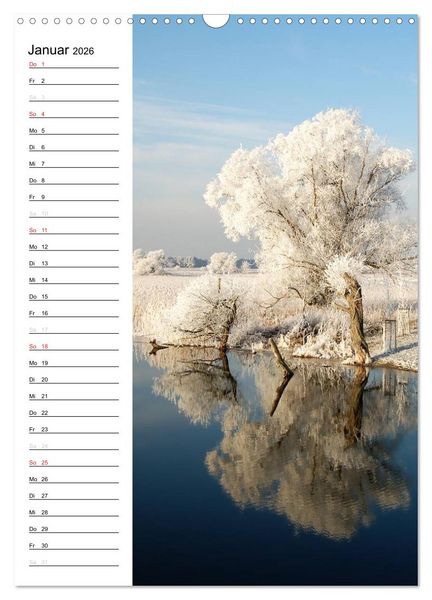 Produktbild: Land Brandenburg im Wechsel der Jahreszeiten (Wandkalender 2026 DIN A3 hoch), CALVENDO Monatskalender
