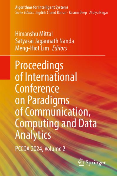 Produktbild: Proceedings of International Conference on Paradigms of Communication, Computing and Data Analytics