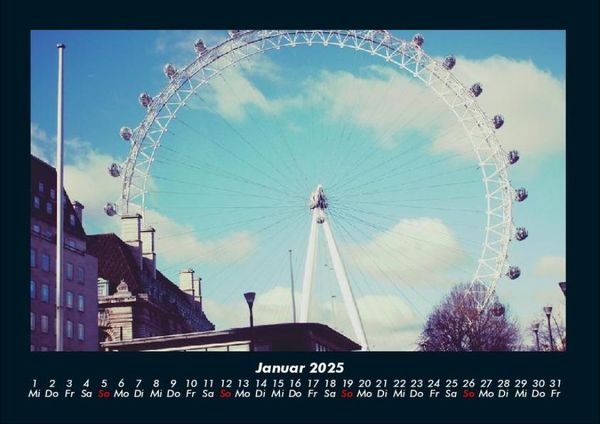 Produktbild: London 2025 Fotokalender DIN A4