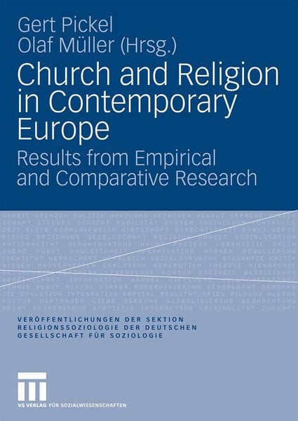 Produktbild: Church and Religion in Contemporary Europe