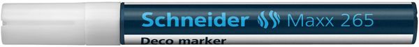 Schneider Kreidemarker Maxx 265, weiss, Rundspitze 2-3mm
