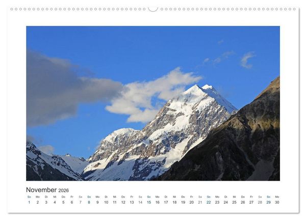 Produktbild: Neuseeland - unterwegs im Land der Kiwis (Wandkalender 2026 DIN A2 quer), CALVENDO Monatskalender