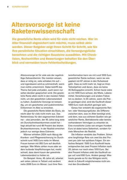 Produktbild: Altersvorsorge: Das Set