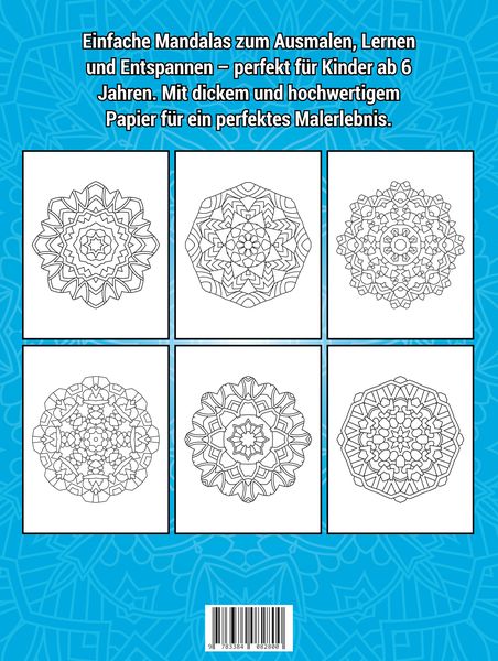 Produktbild: Mandala Malbuch f&uuml;r Kinder