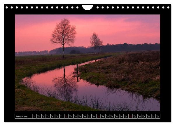 Produktbild: Lichtlandschaft Worpswede (Wandkalender 2026 DIN A4 quer), CALVENDO Monatskalender