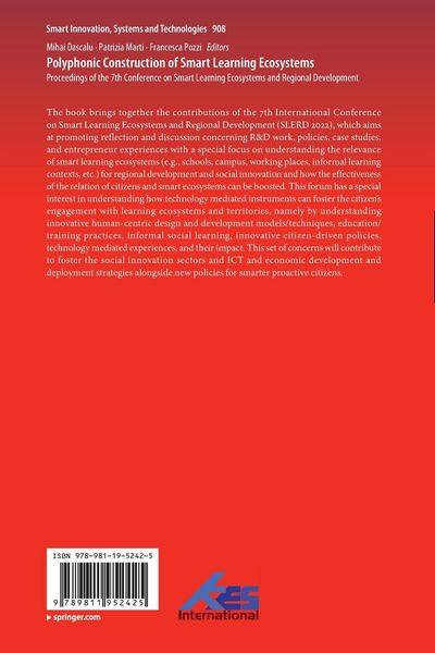Produktbild: Polyphonic Construction of Smart Learning Ecosystems
