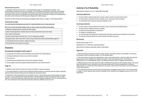 Produktbild: Edexcel International GCSE - Edexcel International GCSE Chemistry Teacher Pack