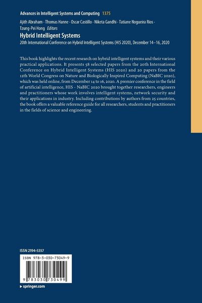 Produktbild: Hybrid Intelligent Systems