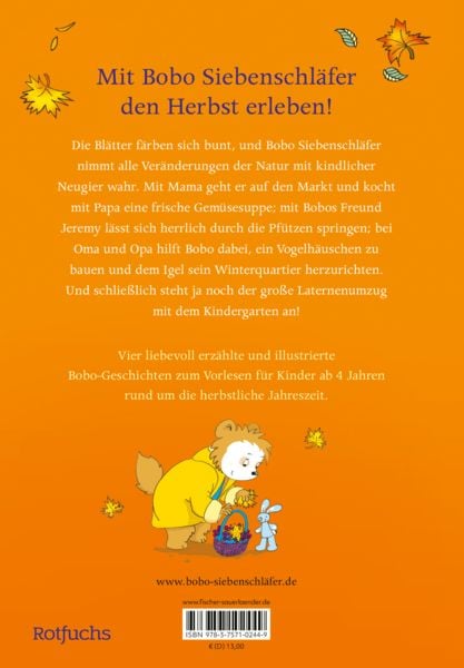 Produktbild: Bobo Siebenschl&auml;fer: So bunt ist der Herbst!