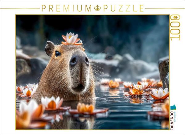CALVENDO Puzzle Ich liebe Seerosen-Schönheitsbäder | 1000 Teile Lege-Größe 64x48cm Foto-Puzzle für glückliche Stunden, Sonstige von , Calvendo Puzzle,