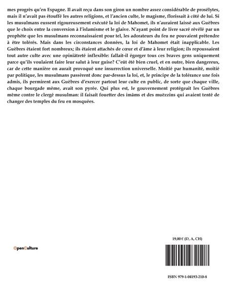 Produktbild: Histoire des Musulmans D'espagne