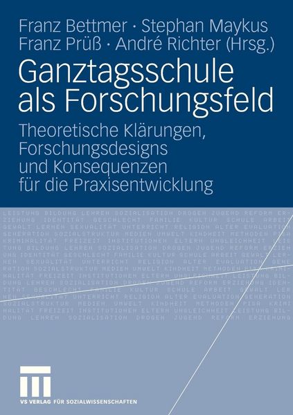 Produktbild: Ganztagsschule als Forschungsfeld