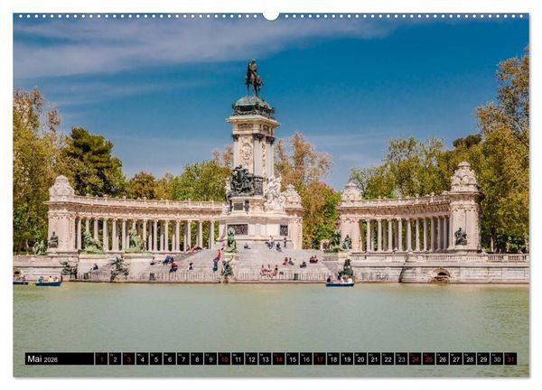Produktbild: Madrid entdecken (Wandkalender 2026 DIN A2 quer), CALVENDO Monatskalender