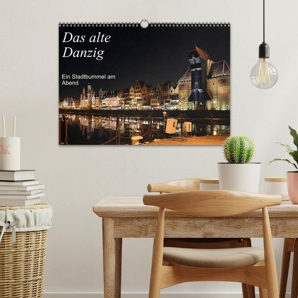 Produktbild: Das alte Danzig - Ein Stadtbummel am Abend (Wandkalender 2026 DIN A3 quer), CALVENDO Monatskalender