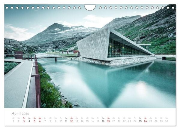 Produktbild: Norwegische Berg- und Fjordlandschaften (Wandkalender 2026 DIN A4 quer), CALVENDO Monatskalender