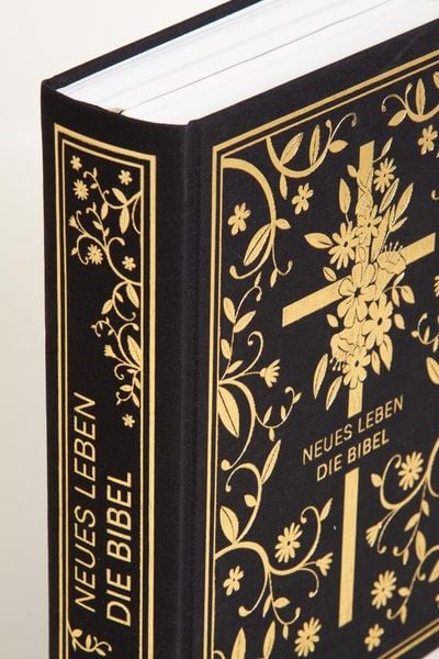 Neues Leben. Die Bibel - Golden Grace Edition, Tintenschwarz