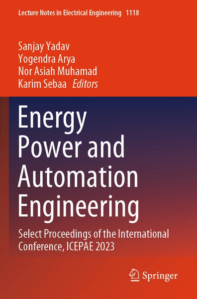 Produktbild: Energy Power and Automation Engineering